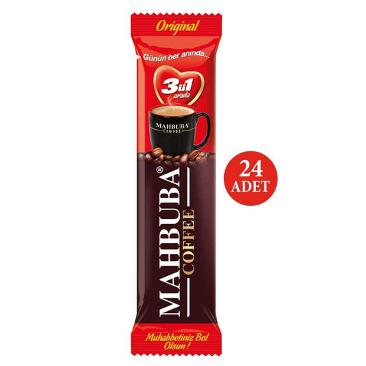 Mahbuba 3ü1 Arada Hazır Kahve 24x18gr