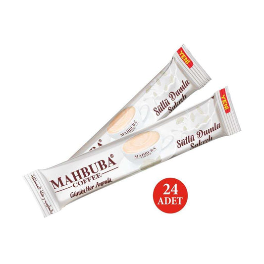 Mahbuba Damla Sakızlı Sütlü Köpüklü Hazır Kahve 24x17,5gr