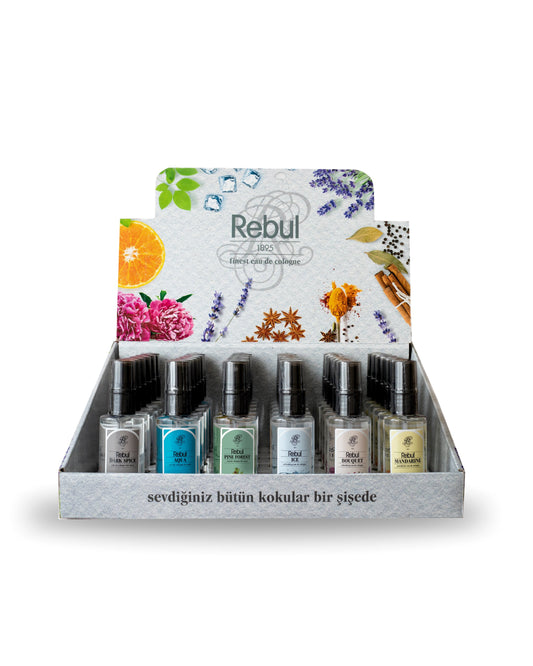 Rebul EDC Karma Kolonya Display 50 ml 36'lı Set
